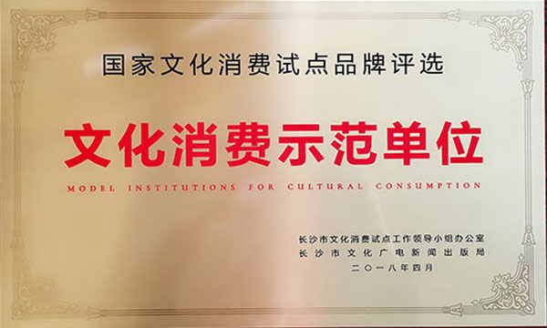 國家文化消費試點品牌評選文化消費示范單位
