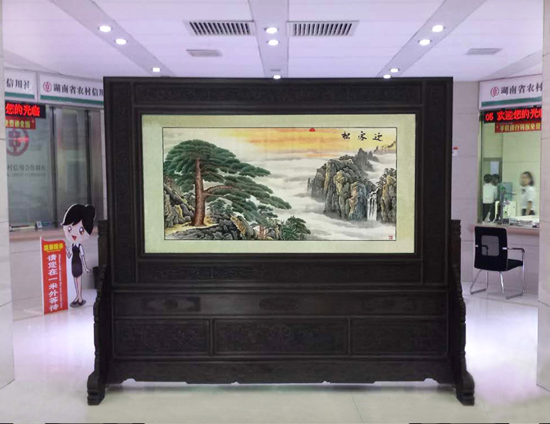 中國農業銀行定制的座屏